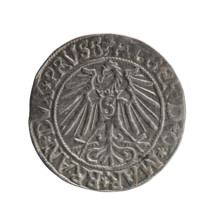 grosz, Schilling, Maciej, R0 (rarity), eagles, Albrecht Hohenzollern (Prince of Prussia; 1490-1568)