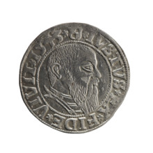 grosz, Schilling, Maciej, R0 (rarity), eagles, Albrecht Hohenzollern (Prince of Prussia; 1490–1568)
