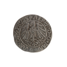grosz, Schilling, Maciej, R0 (rarity). Albrecht Hohenzollern (Prince of Prussia; 1490–1568) —