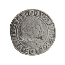 grosz, Schilling, Maciej, R0 (rarity), Albrecht Hohenzollern (Prince of Prussia; 1490–1568) —
