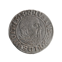 grosz, Schilling, Maciej, R0 (rarity), eagles, Albrecht Hohenzollern (Prince of Prussia; 1490–1568)