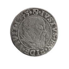 Obverse: Prussian eagle with crowned letter S on its chest; rim inscription beginning with a