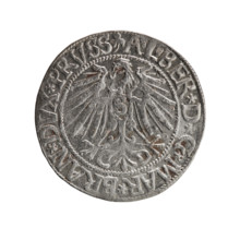 grosz, Schilling, Maciej, R0 (rarity), Albrecht Hohenzollern (Prince of Prussia; 1490–1568) -