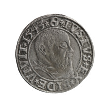 grosz, Schilling, Maciej, R0 (rarity), Albrecht Hohenzollern (Prince of Prussia; 1490-1568) -