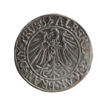 grosz, Schilling, Maciej, R0 (rarity), Albrecht Hohenzollern (Prince of Prussia; 1490-1568) -