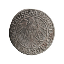 grosz, Schilling, Maciej, R0 (rarity), eagles, Albrecht Hohenzollern (Prince of Prussia; 1490–1568)