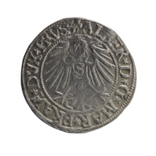 grosz, Schilling, Maciej, R0 (rarity), Albrecht Hohenzollern (Prince of Prussia; 1490–1568) —