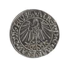 grosz, Schilling, Maciej, R0 (rarity), Albrecht Hohenzollern (Prince of Prussia; 1490–1568) -