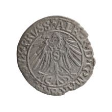 grosz; publisher: Schilling, Maciej; engraver: Decjusz, Jost Ludwik (fl. 1528–1535); rarity R0;
