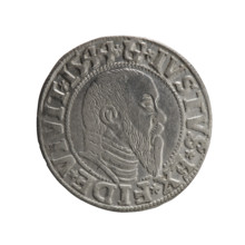 grosz; Schilling, Maciej, publisher; Decjusz, Jost Ludwik (fl. 1528–1535); R0 (rarity); eagles;