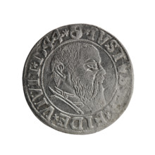 grosz; Schilling, Maciej, publisher; Decjusz, Jost Ludwik (fl. 1528-1535); R3 (rarity); eagles;