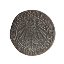 grosz; Schilling, Maciej, publisher; Decjusz, Jost Ludwik (fl. 1528–1535); R0 (rarity). Albrecht