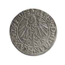 grosz; Schilling, Maciej, publisher; Decjusz, Jost Ludwik (fl. 1528–1535); R0 (rarity). Albrecht