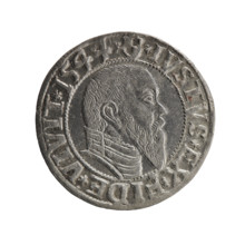 grosz; Schilling, Maciej, publisher; Decjusz, Jost Ludwik (fl. 1528–1535); R0 (rarity). Albrecht