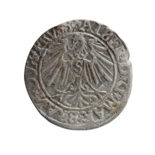 grosz, Decius, Jost Ludwik (fl. 1528-1535), Schilling, Maciej, publisher, R0 (rarity), Albrecht