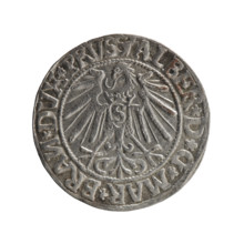 grosz; Schilling, Maciej, publisher; Decjusz, Jost Ludwik (fl. 1528–1535); R0 (rarity); eagles;