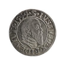 grosz; Schilling, Maciej, publisher; Decjusz, Jost Ludwik (fl. 1528–1535); R0 (rarity). Obverse: