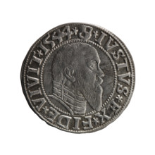grosz; Schilling, Maciej, publisher; Decjusz, Jost Ludwik (fl. 1528–1535); R0 (rarity). Obverse: