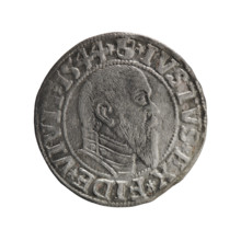 grosz; Schilling, Maciej, publisher; Decjusz, Jost Ludwik (fl. 1528–1535); R0 (rarity); eagles;
