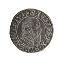 Decius Grosz, Jost Ludwik (fl. 1528–1535); publisher: Maciej Schilling. Silver coin (1544,