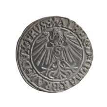 grosz; Schilling, Maciej, publisher; Decjusz, Jost Ludwik (fl. 1528–1535); R0 (rarity); eagles;