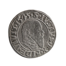grosz; Schilling, Maciej, publisher; Decjusz, Jost Ludwik (fl. 1528–1535); R0 (rarity). Albrecht