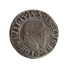 grosz, Schilling, Maciej, publisher, Decjusz, Jost Ludwik (fl. 1528-1535), R0 (rarity), Albrecht