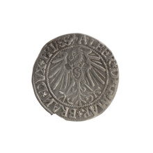 grosz; Schilling, Maciej, publisher; Decjusz, Jost Ludwik (fl. 1528–1535); R0 (rarity). Silver coin