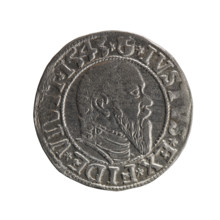 Grosz; publisher: Maciej Schilling; engraver: Jost Ludwik Decjusz (fl. 1528–1535). Rarity R0.