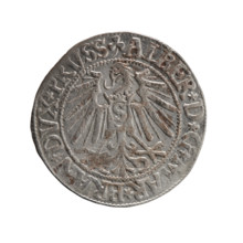 grosz, Decius, Jost Ludwik (fl. 1528-1535), Schilling, Maciej, publisher, Albrecht Hohenzollern