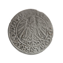 grosz; Schilling, Maciej, publisher; Decjusz, Jost Ludwik (fl. 1528-1535); Albrecht Hohenzollern