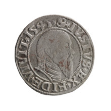 Obverse: Prussian eagle. On the rim, between the pearl borders, an inscription beginning with a