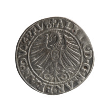 grosz, Schilling, Maciej; Albrecht Hohenzollern (Prince of Prussia; 1490–1568) – iconography;