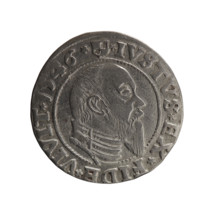 Albrecht Hohenzollern (Prince of Prussia; 1490–1568) grosz (Schilling) — obverse: Prussian eagle,