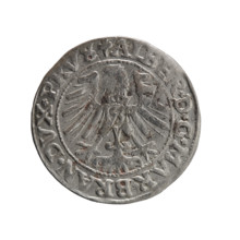 Grosz, Schilling, Maciej. Albrecht Hohenzollern (Prince of Prussia; 1490–1568) — iconography.