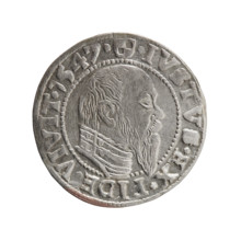 Albrecht Hohenzollern (Prince of Prussia; 1490–1568) — silver coin (Ducal Prussia, 1547,
