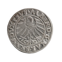 grosz; Schilling, Maciej; eagles; Albrecht Hohenzollern (Prince of Prussia; 1490–1568) —