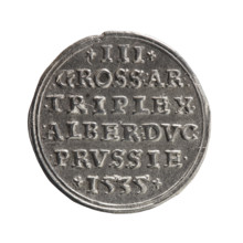 trojak, Decius, Jost Ludwik (fl. 1528-1535). Albrecht Hohenzollern (Prince of Prussia; 1490-1568) -