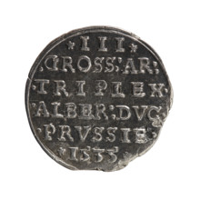 trojak, Decius, Jost Ludwik (fl. 1528-1535); Albrecht Hohenzollern (Prince of Prussia; 1490–1568) —