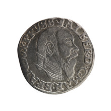 trojak, towers, Albrecht Hohenzollern (Prince of Prussia; 1490–1568) - iconography, male busts in
