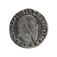 trojak, towers, Albrecht Hohenzollern (Prince of Prussia; 1490–1568) — iconography: male busts in