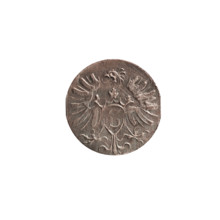 denarius, Albert Frederick Hohenzollern (1553–1619; Duke of Prussia 1568–1578). Obverse: monogram