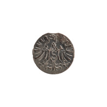 denarius, Albert Frederick Hohenzollern (1553–1619; Duke of Prussia 1568–1578), Obv. Monogram
