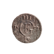Publisher: Pawel Trzeciak (Gulden). Jerzy Fryderyk (Duke of Karniów; 1539–1603). Obverse: In a