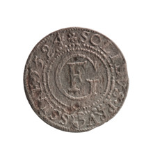 szelag; publisher: Krzysztof (Christoph) Anger; ruler: Jerzy Fryderyk (Duke of Karniów; 1539–1603);