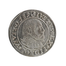 Grosz; Gulden; Pawel (publisher). Obverse: Prussian eagle with crowned letter S on the chest; in