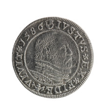 Obverse: Prussian eagle with the crowned letter S on the chest. In the rim, between the borders, an
