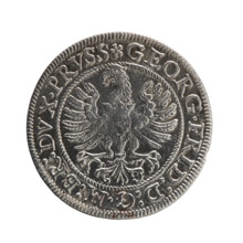 George Frederick (Duke of Karniów; 1539–1603) — iconography: Hohenzollern coat of arms, eagles,