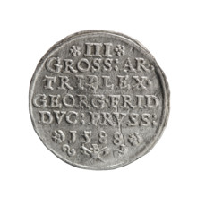Trojak, Gulden, Pawel, publisher. Jerzy Fryderyk (Duke of Karniów; 1539–1603) — iconography: