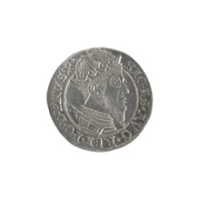 Gdansk trojak, Sigismund II Augustus (King of Poland; 1544–1572), Jagiellonian dynasty; silver coin